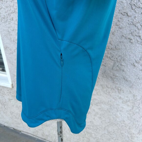 Title Nine Womens Blue Short Sleeve Athletic Top 1/4 Zip Neck Medium - Picture 3 of 8